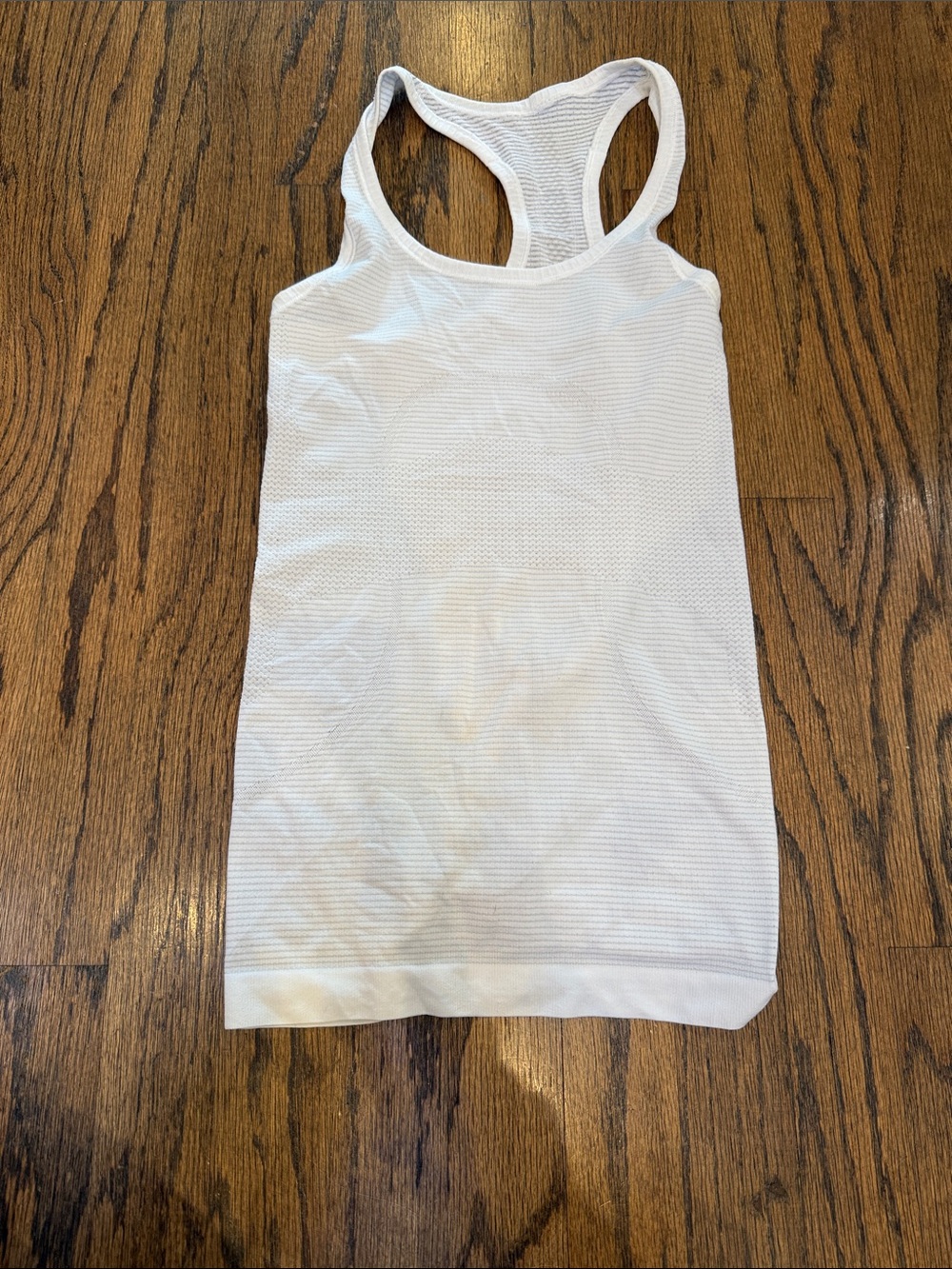 lululemon athletica White Racerback Tank Top